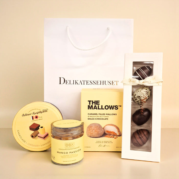 Gavepose til påske med dansk gourmetslik