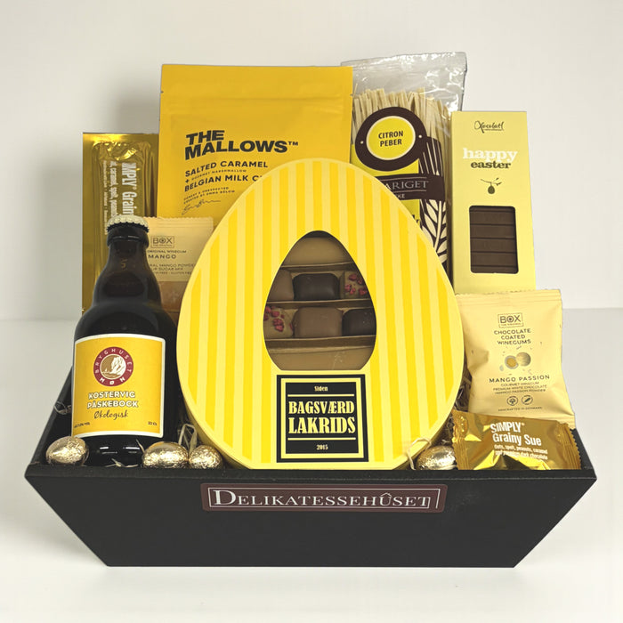 Gavekurv med Bagsværd Lakrids påskeæg