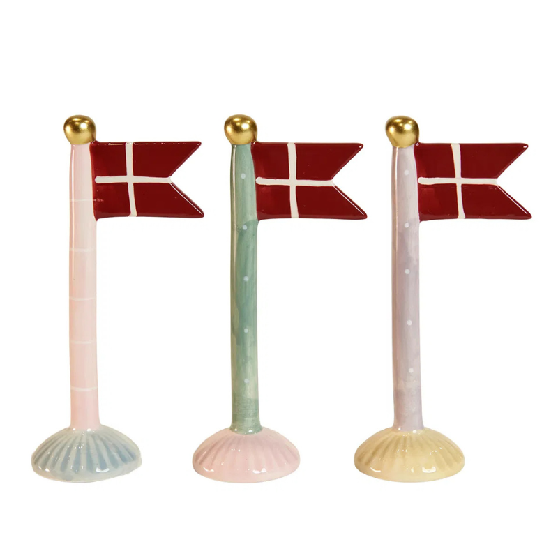 Stort keramik flag