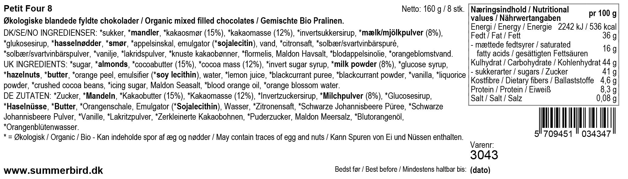 Petit Four 8, Summerbird
