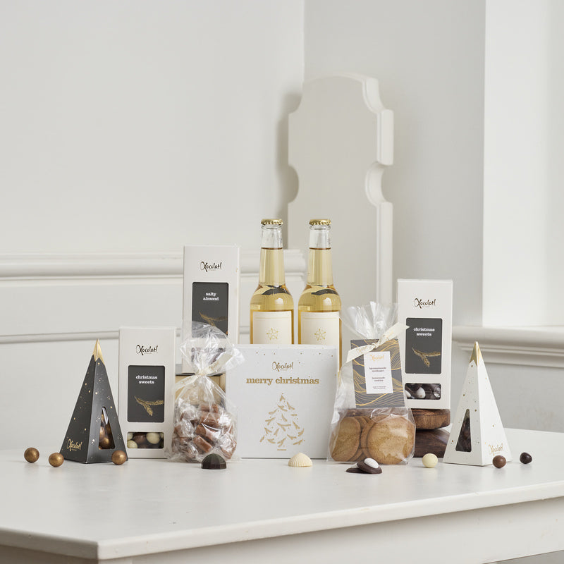 Julekasse med chokolade og smørkarameller – Xocolatl Winternight