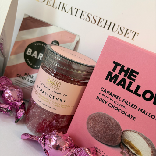 Lækker lyserød gavepose