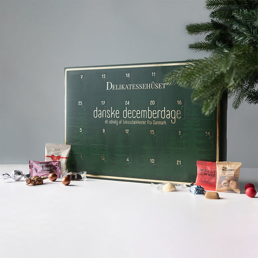 Julekalender fra Delikatessehuset med et udvalg af luksus gourmet brands