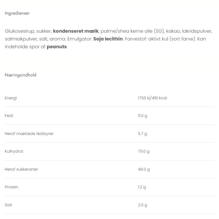 Til far Gaveæske, Karamelleriet