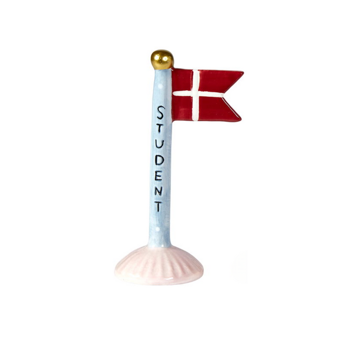 Speedtsberg | Blå & lyserød flag | Student
