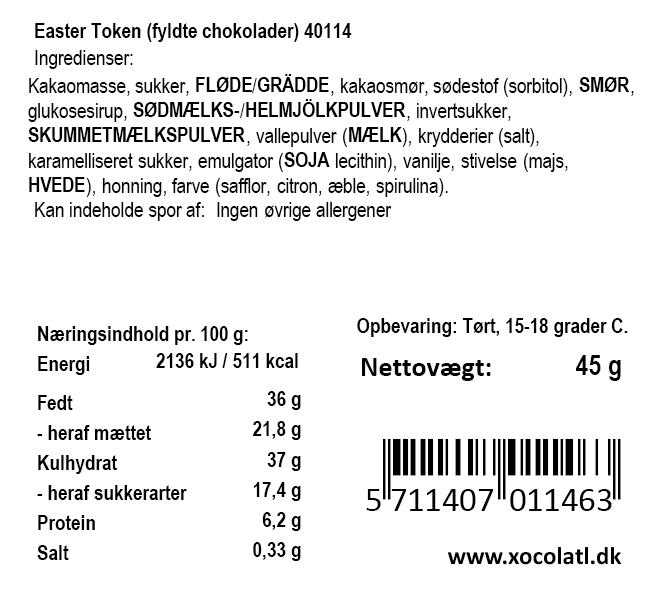 Påskepoletter, Xocolatl