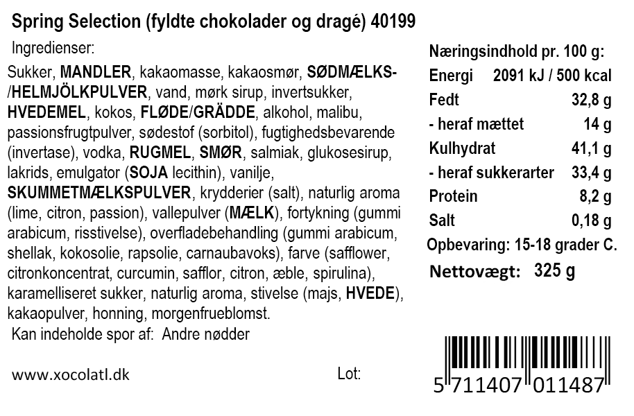 Forårs gaveæske (stor) - Xocolatl