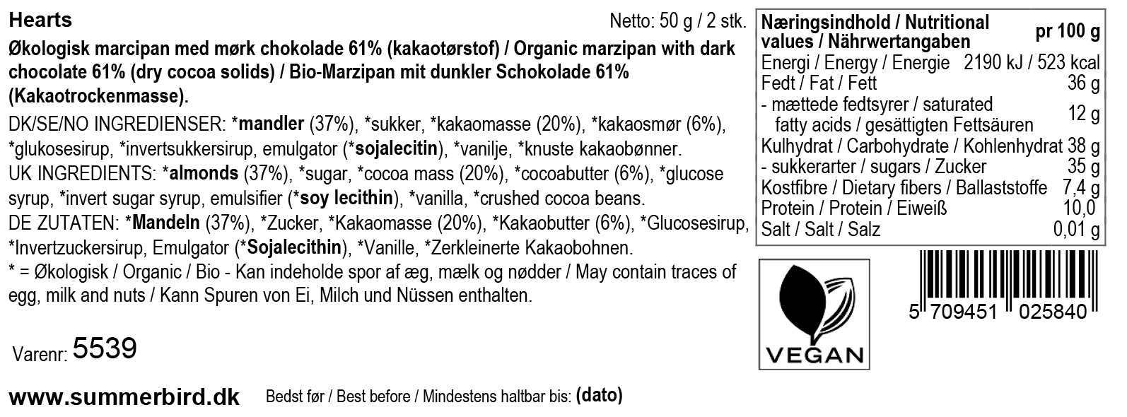 Hearts gaveæske, Summerbird