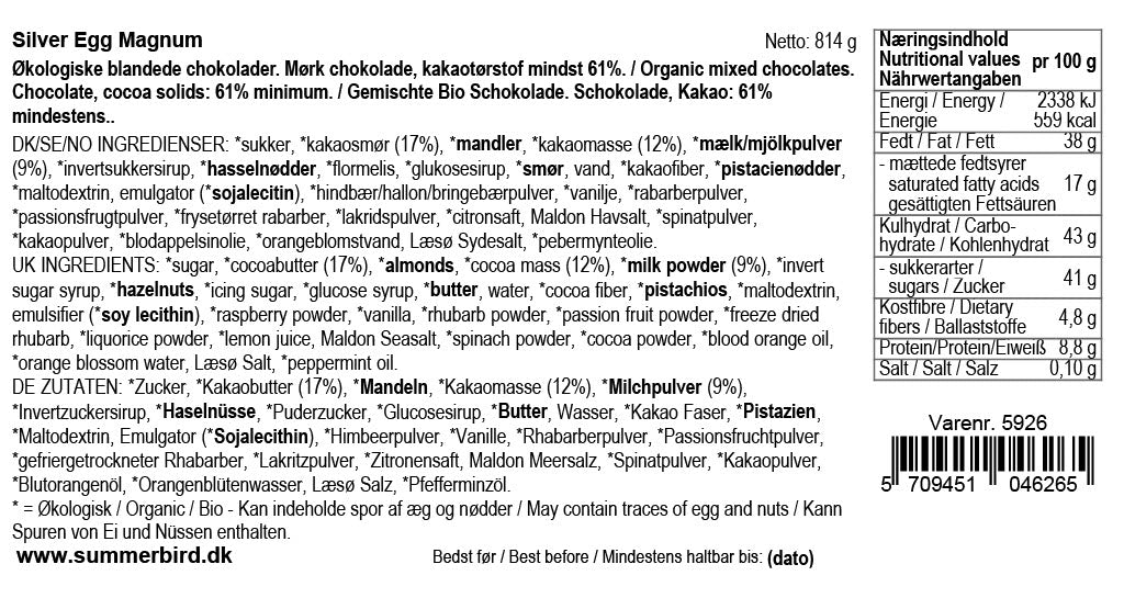 Summerbird sølvæg Magnum med luksuschokolade