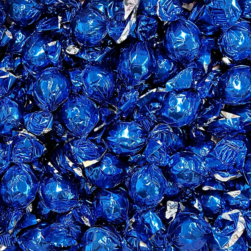 STORKØB 1 kg Chokoladekugler | Mælkechokolade med yoghurtcrisp - Blå