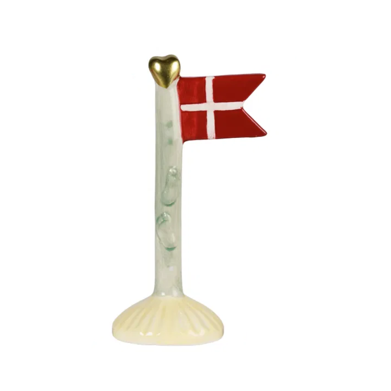 Grønt flag med babyfødder