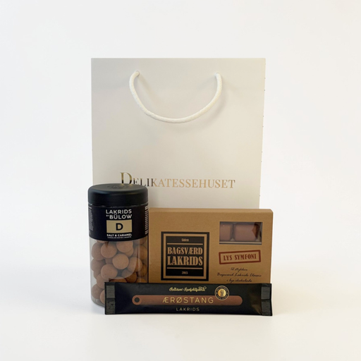 Gavepose med Lakrids by Bülow og Bagsværd Lakrids