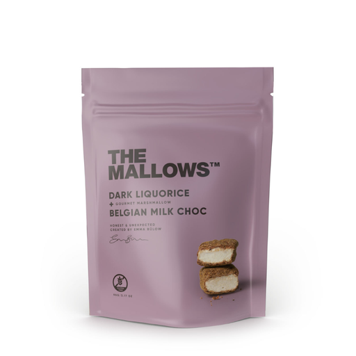Skumfiduser the mallows lilla mørk lakrids og chokolade