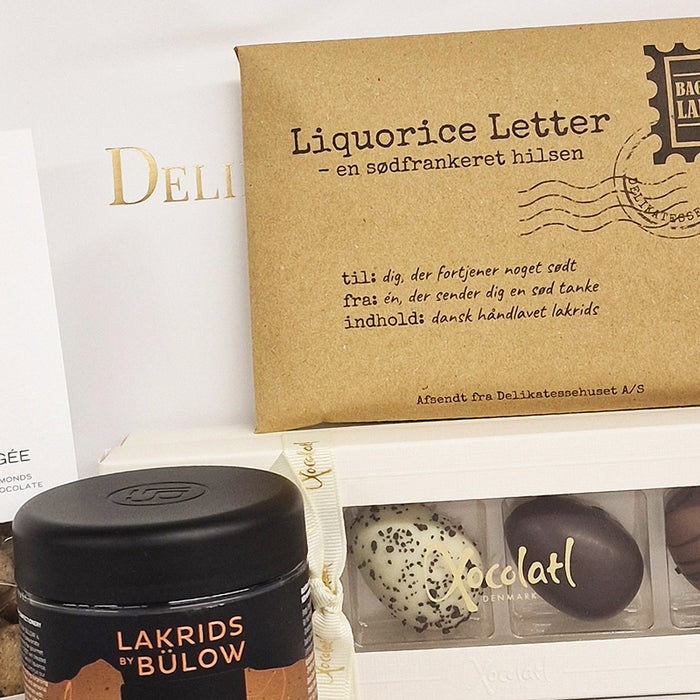 Gavepose til påske med lækker lakrids