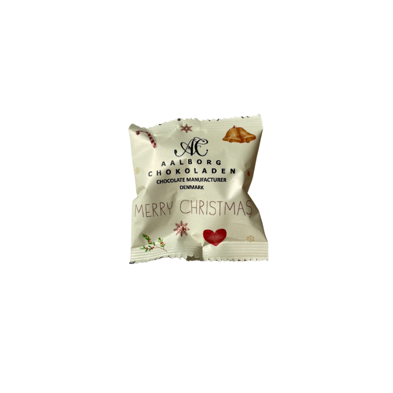 Crunchy snekugler i flowpack 10 g fra Aalborg Chokoladen