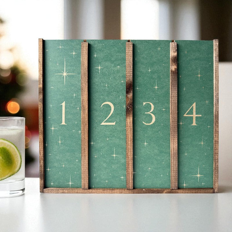 Adventskalender med klassisk gin & tonic (2 drinks/låge)