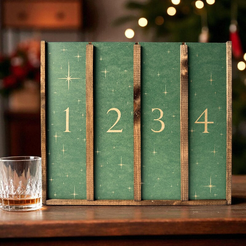 Adventskalender med Whisky & Snacks