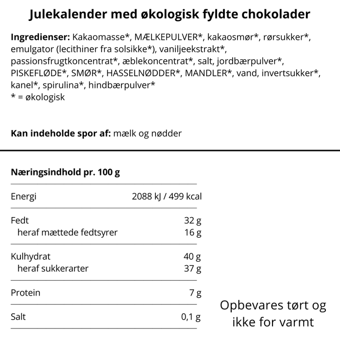 Anker Chokolade julekalender til børn