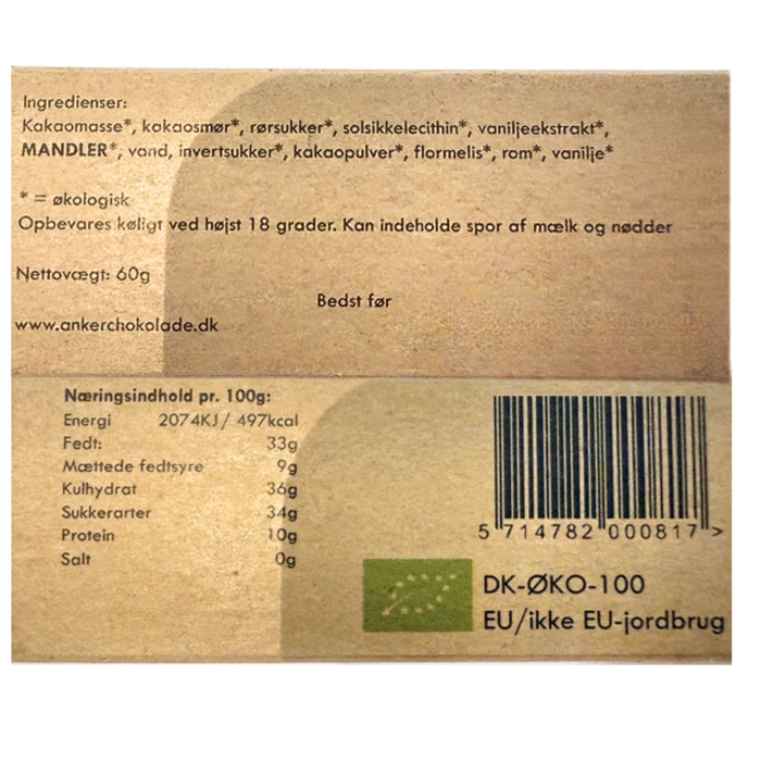 Cigar af marcipan, rom og chokolade