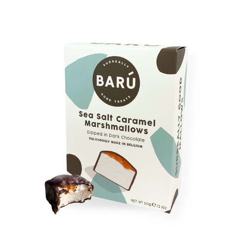 BARU Marshmallow Sea Salt Caramel & dark chocolate.