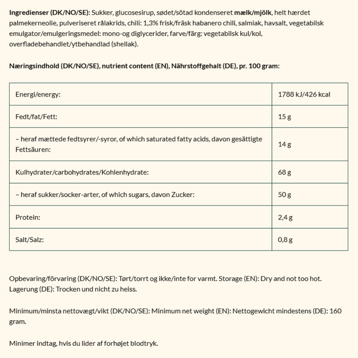 Bagsværd Lakrids 'Chili'