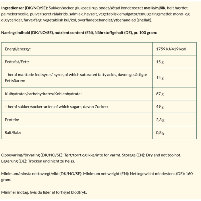 Bagsværd Lakrids 'Salmiak'