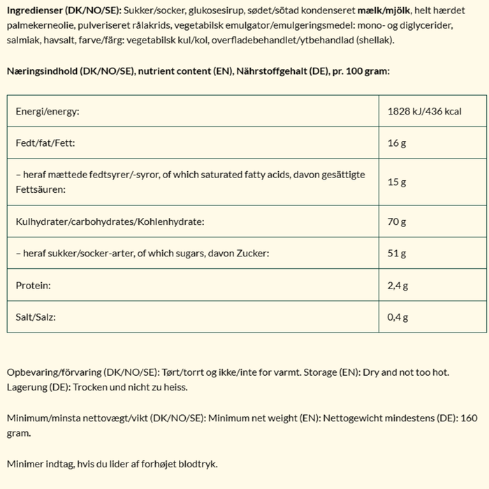 Bagsværd Lakrids 'Sød'