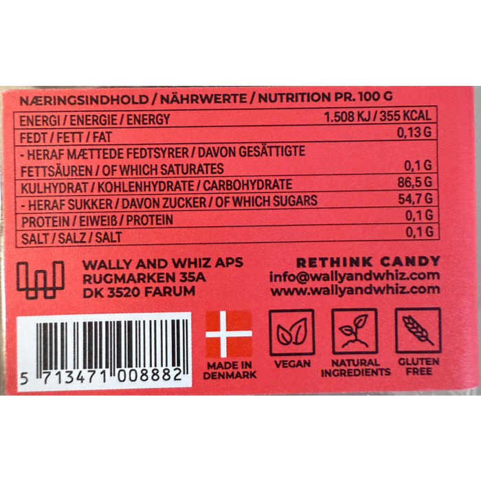 Wally & Whiz vingummi - Solbær med Jordbær