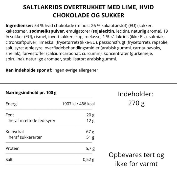 Lakrids by Bülow - Lime Crackle (Stor)