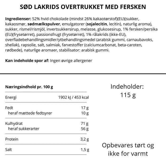 Lakrids by Bülow - Peaches