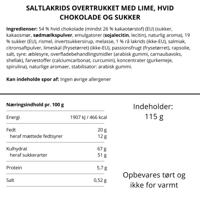 Lakrids by Bülow - Lime Crackle