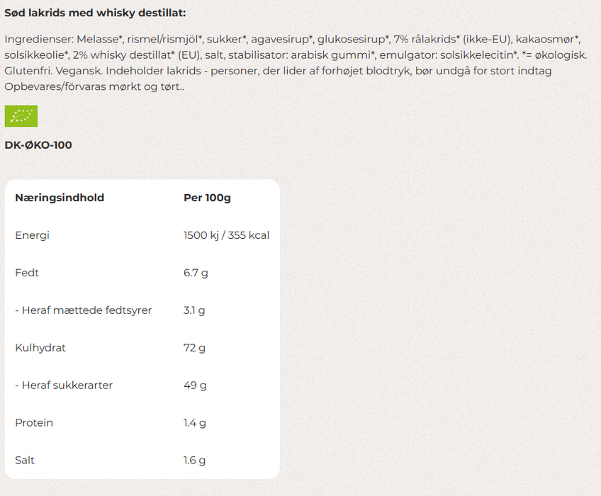 Lakrids by Bülow - Slow Crafted Lakridsstang - Stauning Whisky