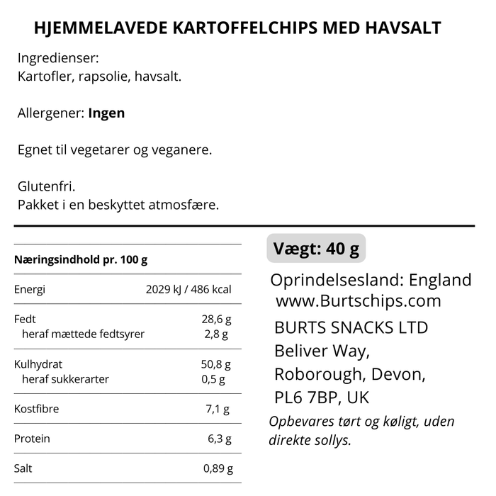 Chips - Havsalt