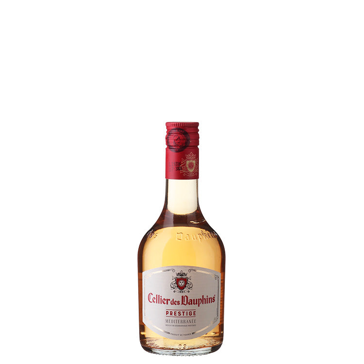 Cellier des Dauphins Prestige Mediterranee Rosevin i en lille 25 cl flaske.