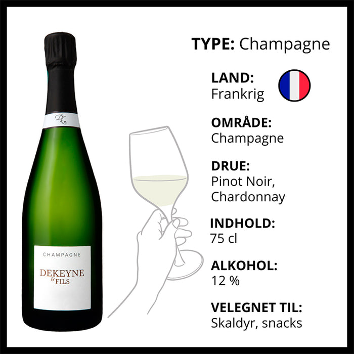 Champagne, Champagne Dekeyne & Fils - Vogloniers Brut (Frankrig)