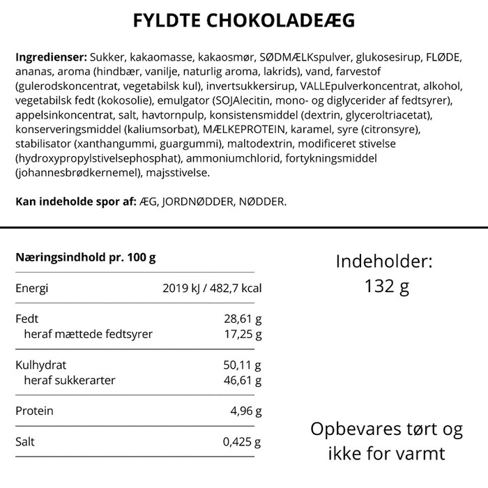 Gaveæske m. Chokoladeæg - Cocoture