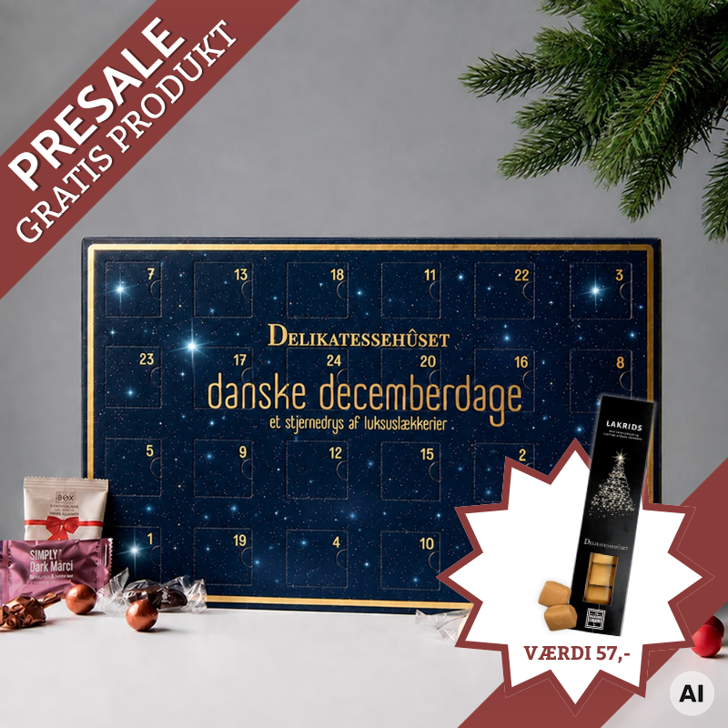 Delikatessehusets julekalender - danske decemberdage