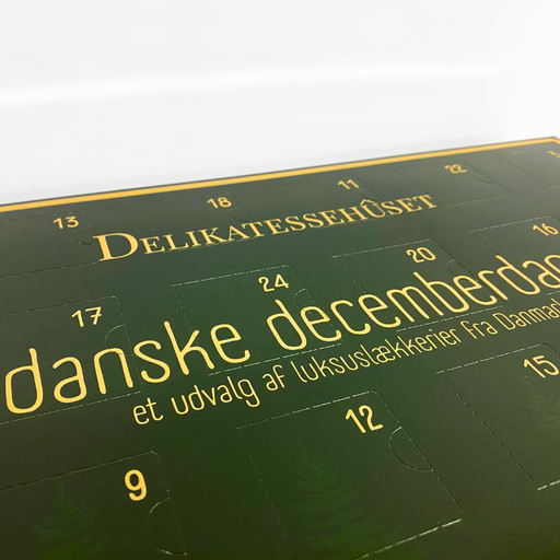 “Danske decemberdage” – luksus julekalender fyldt med søde sager fra bl.a. Summerbird, Lakrids by Bülow og The Mallows.