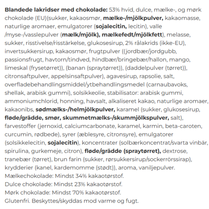 Familie Julekalender fra Lakrids by Bülow (NYHED)