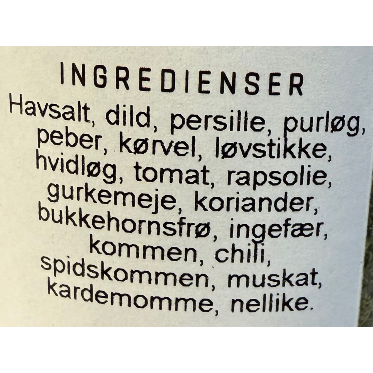 Kryddersmør - krydderiblanding