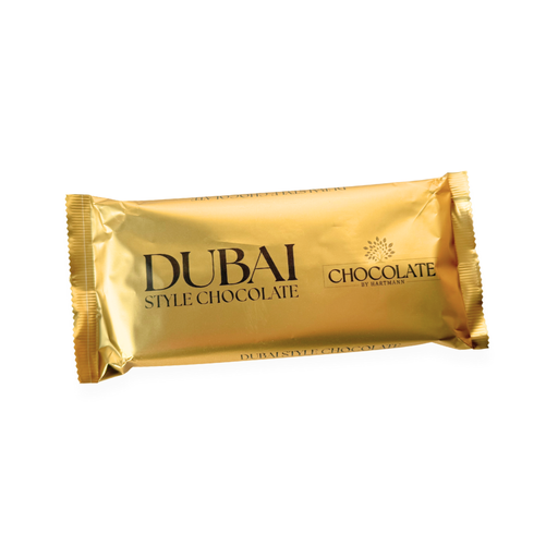Dubai Style Chocolate fra Reserved Chocolate – fyldig og eksotisk chokolade i elegant indpakning. Køb hos Delikatessehuset