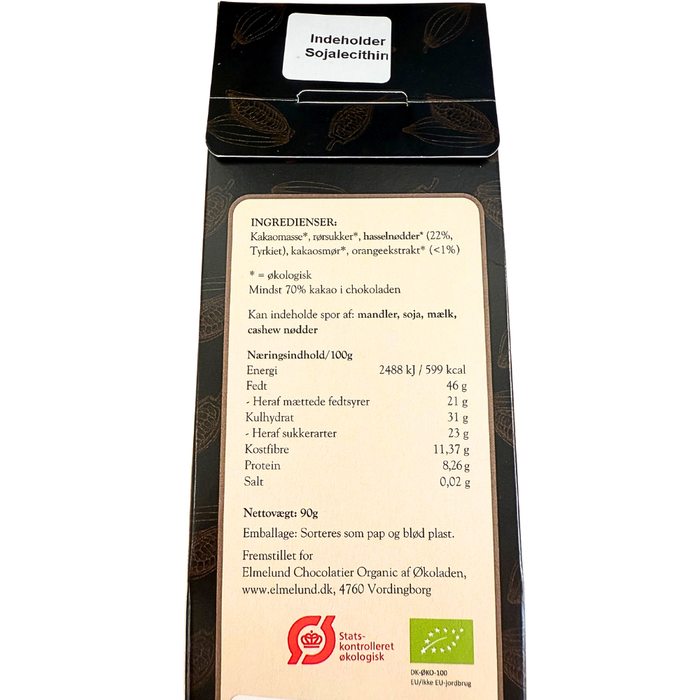 Elmelund dragé - Hasselnødder mørk orange