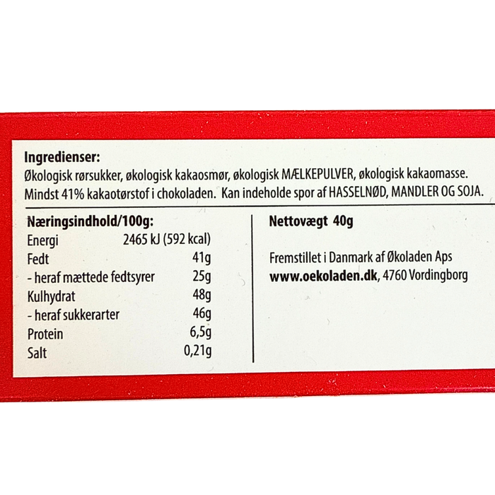 Pålægschokolade, lys