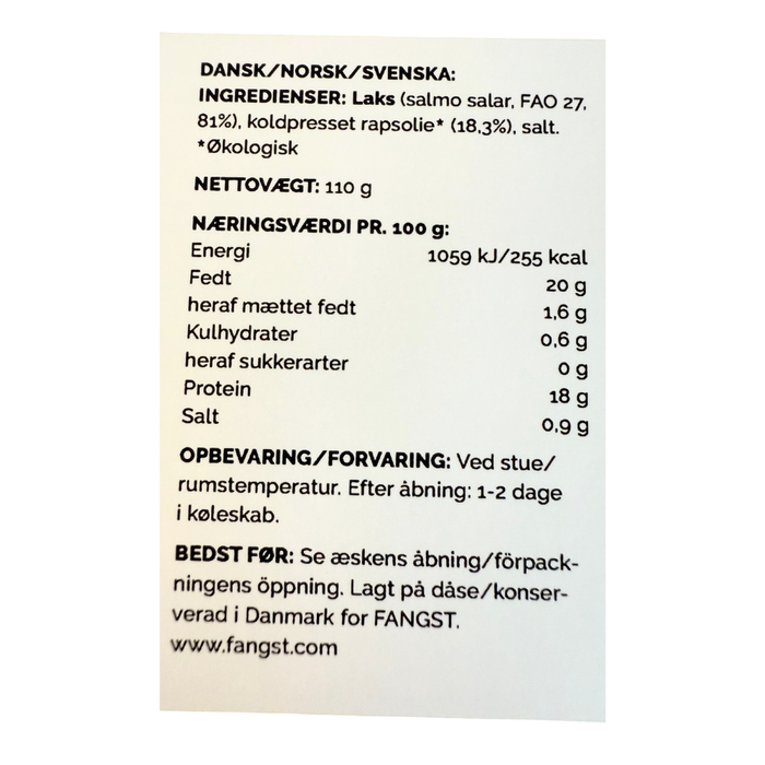 Færøsk laks i koldpresset rapsolie - Fangst