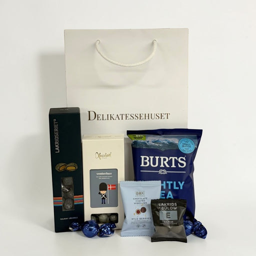 Gavepose m. søde og salte lækkerier 