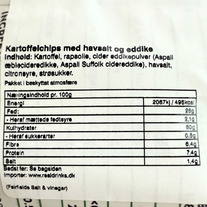 Chips - Salt and vinegar