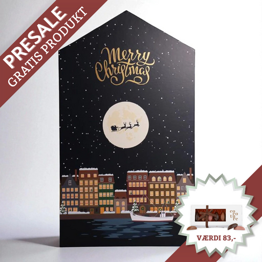 Presale på Cocoture julekalender – stor familiekalender inkl. gratis gave og mandelgave.	