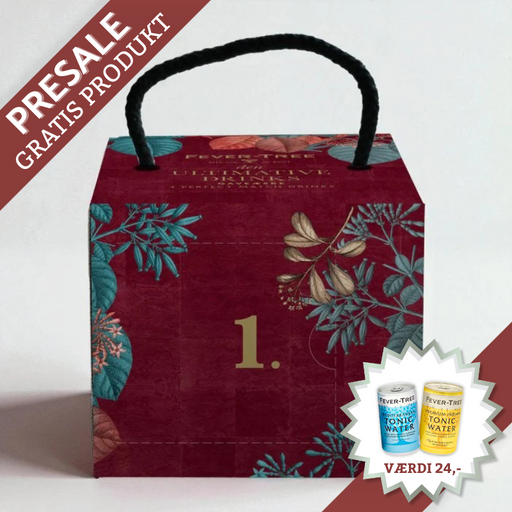 Fever-Tree Gin & Tonic adventskalender presale – eksklusiv gin kalender med gratis gave.	
