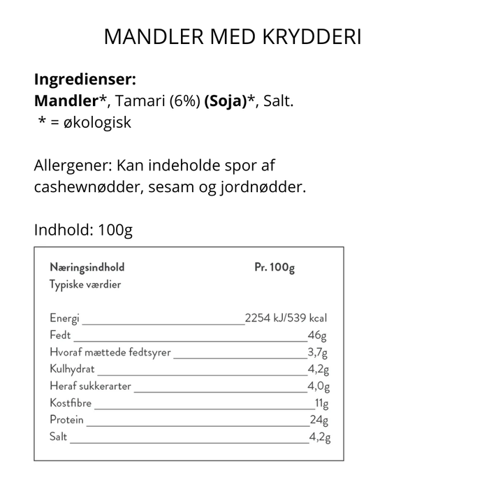 Soja mandler - Guru snack