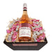 Gavekurv med rosé og chokoladekugler